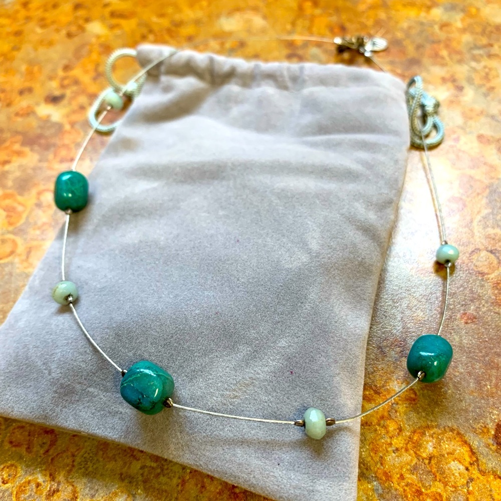 Silpada turquoise bead necklace